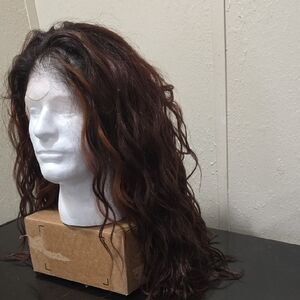 Women's Brown Wavy Hair Wig